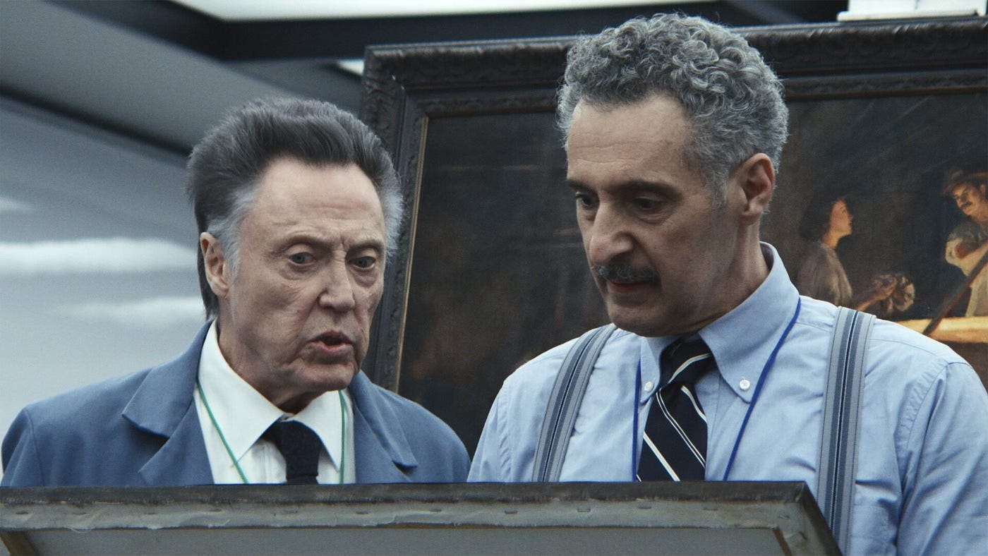 Christopher Walken e John Turturro em Severance, de Dan Erickson