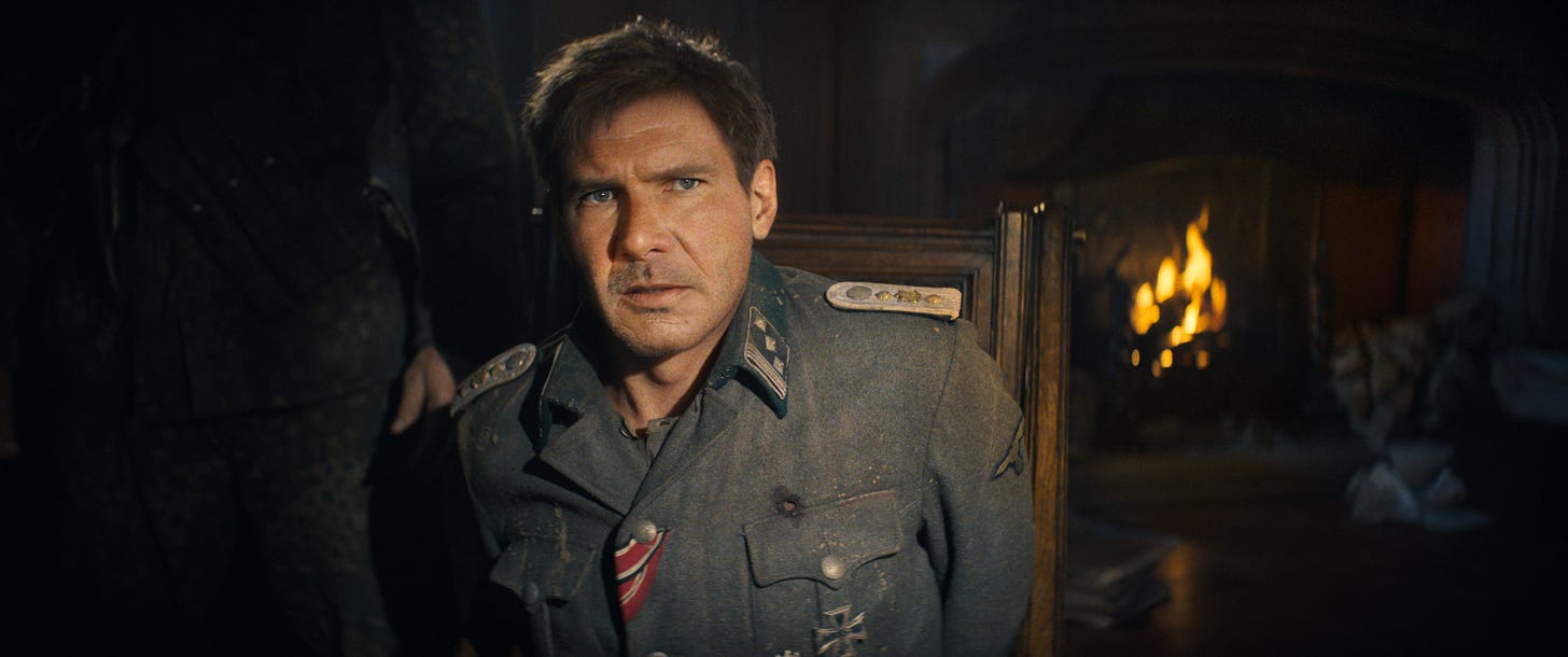 Harrison Ford as Indiana Jones in Indiana Jones and the Dial of Destiny