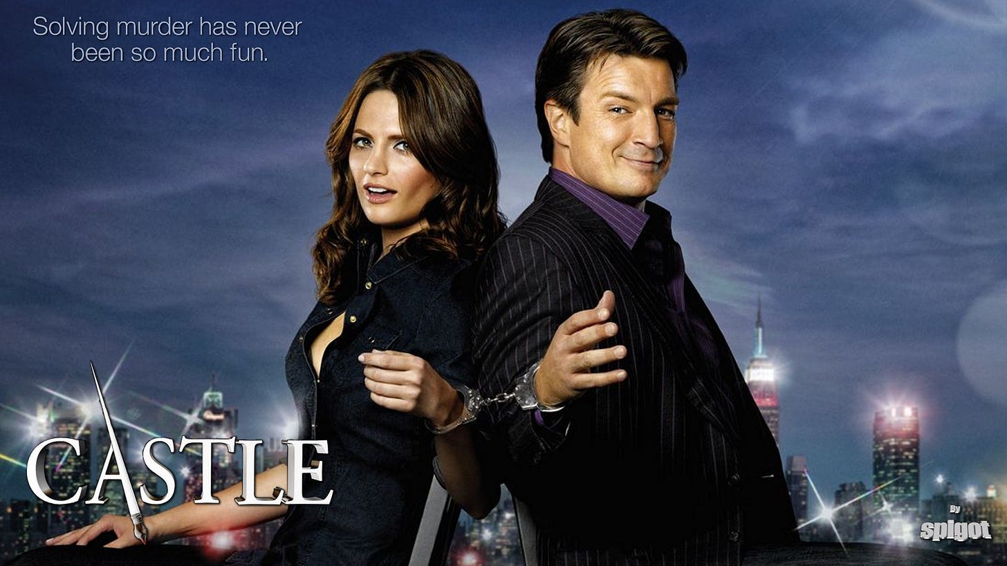 Castle starring Nathan Fillion, Stana Katic, Susan Sullivan, Jon Huertas and Molly Quinn. Click here to check it out.