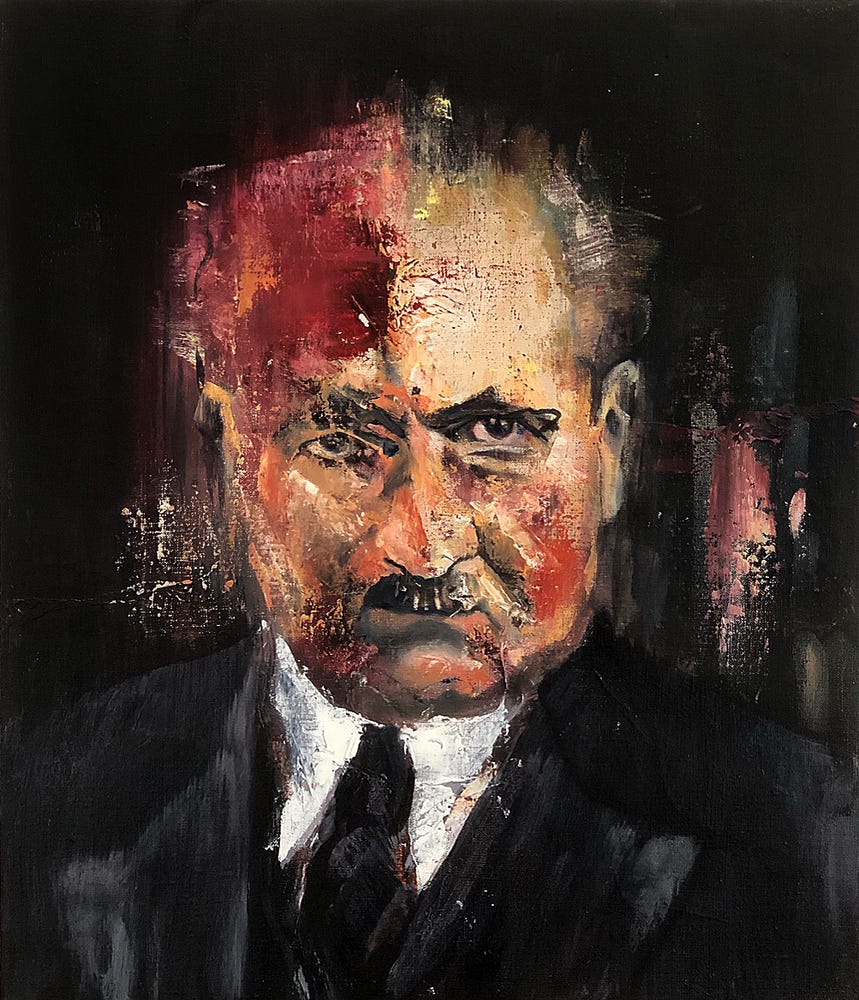 Mike Newton Artist—Martin Heidegger 1889-1976