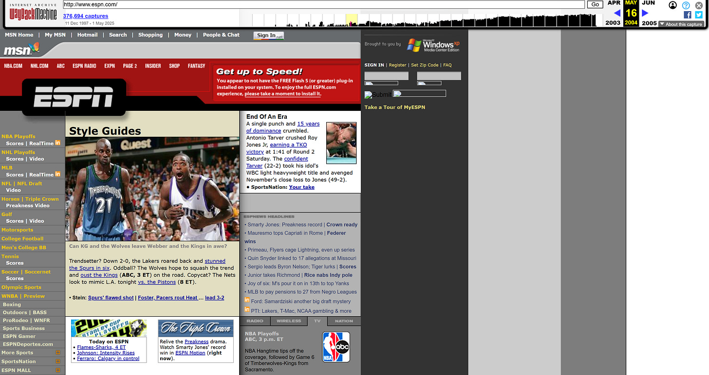 The 2024 ESPN site