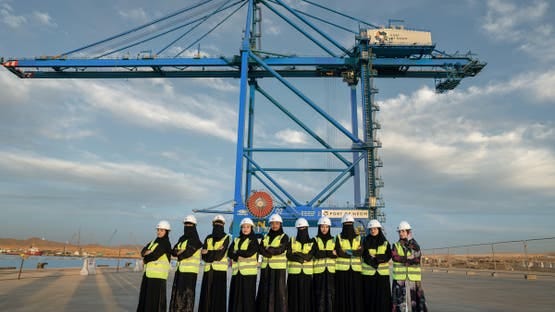Saudi Arabia's NEOM port receives first automated cranes, trains female  operators