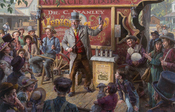 The Snake Oil Salesman - Picture This Framing & Gallery
