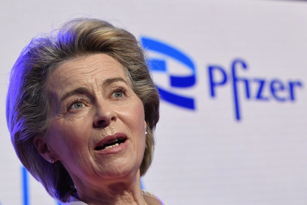 EU's Von der Leyen loses court case over secret Pfizer texts | South China  Morning Post