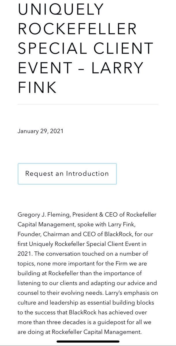 Our brilliant Agent Laurence D. Fink not only sits in our Board of Trustees, but also controlling the Fed and the markets w/ Aladdin, enforcing our strategic partner ESG, chasing Sustainable Development Goals of Agenda 2030 w/ Lynn de Rothschild's Inclusive Stakeholder Capitalism  