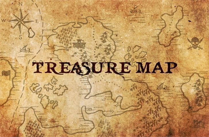 treasure-map-font-1