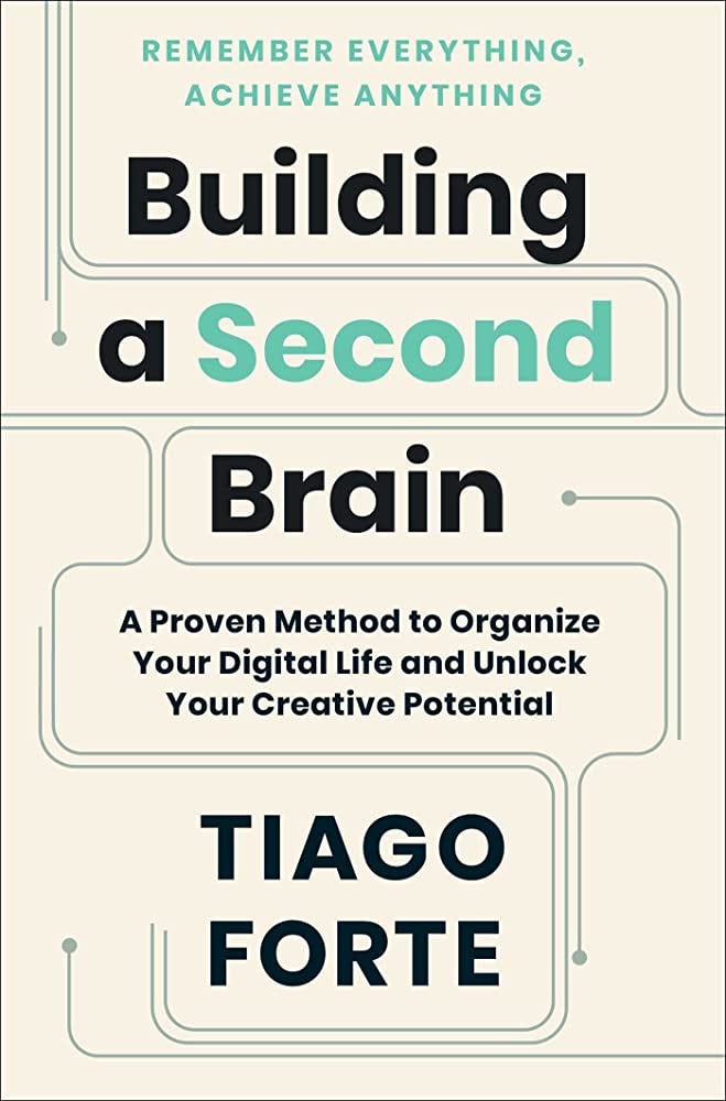 Building a Second Brain: A Proven Method to Organize Your Digital Life and  Unlock Your Creative Potential: Forte, Tiago: 9781982167387: Amazon.com:  Books