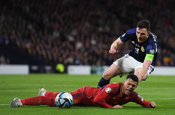 3 things we learned as Scotland valiantly beat Spain 2-0 on memorable night  at Hampden Park - Scottish Daily Express