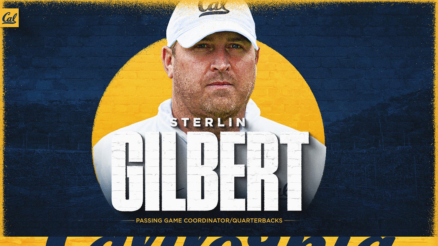 Sterlin Gilbert Named Cal’s Passing Game Coordinator/QB Coach