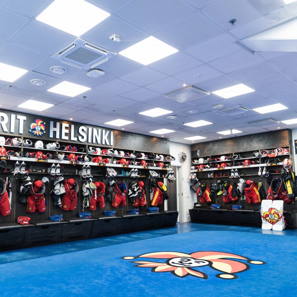 BrainLit's BioCentric Lighting energizes ice hockey team Jokerit • BrainLit