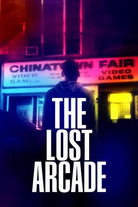 Movie poster for The Lost Arcade