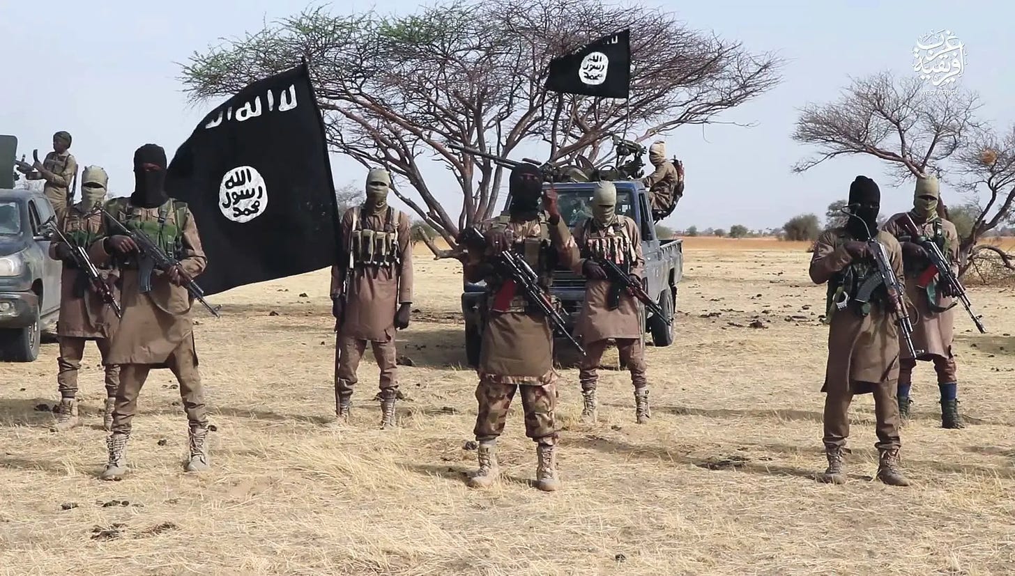 “Nigerian ISIS” ISWA on edelleen alueella jatkuvasti islamilaisittain motivoituneita terrori-iskuja tekevä ryhmittymä, vaikka sen pääjärjestö ISIS (Islamic state in Syria) kukistettiin useita vuosia sitten.