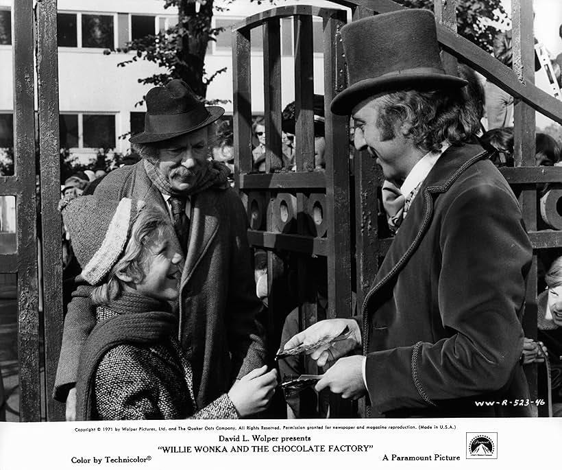 Gene Wilder, Jack Albertson, and Peter Ostrum in Willy Wonka & the Chocolate Factory (1971)