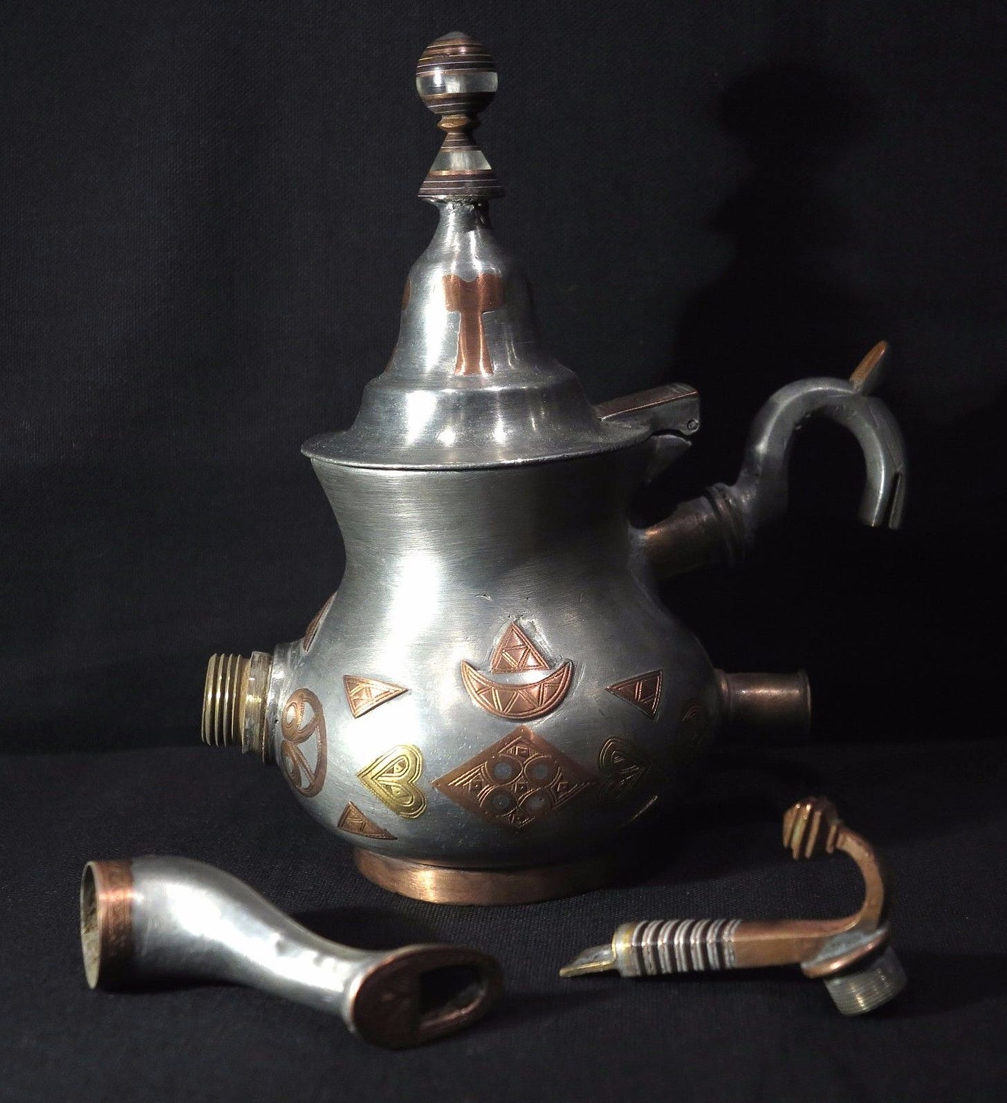 Tuareg Teapot - Rare Demountable Example - Mauritania - Amazigh Ethnic ...