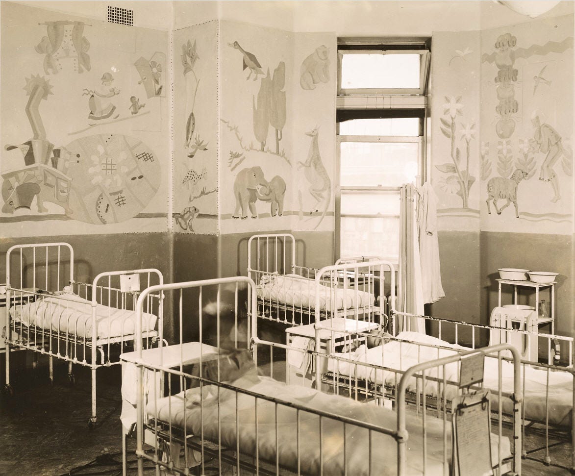 纽约哈莱姆医院的病房壁画 1936-1940