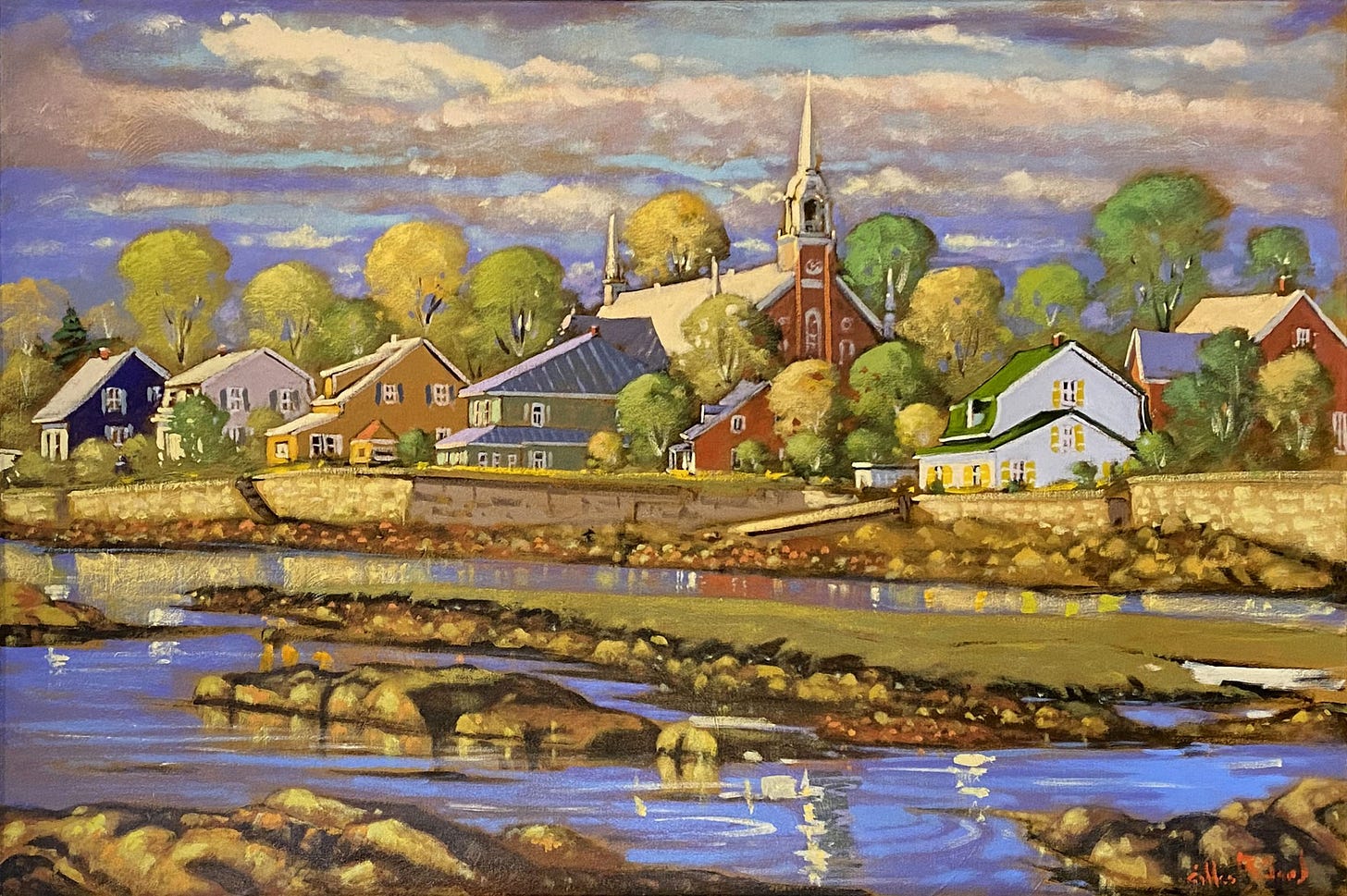 La Malbaie en hiver - Galerie Douce Passion