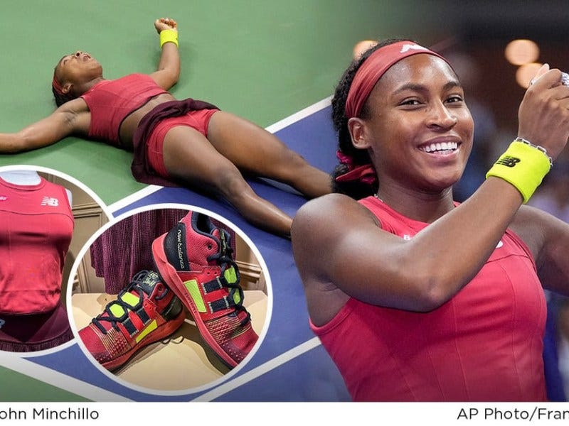 Coco Gauff’s US Open outfit and shoes are now on display at International Tennis Hall of Fame