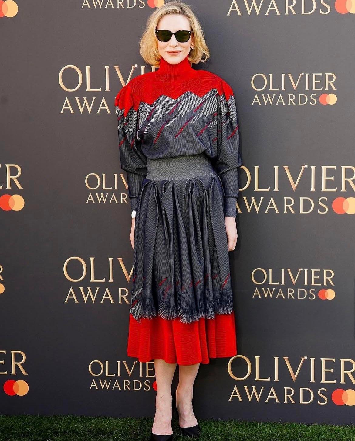 Cate Blanchett at the 2025 Olivier Awards (April 6, 2025) : r/Fauxmoi