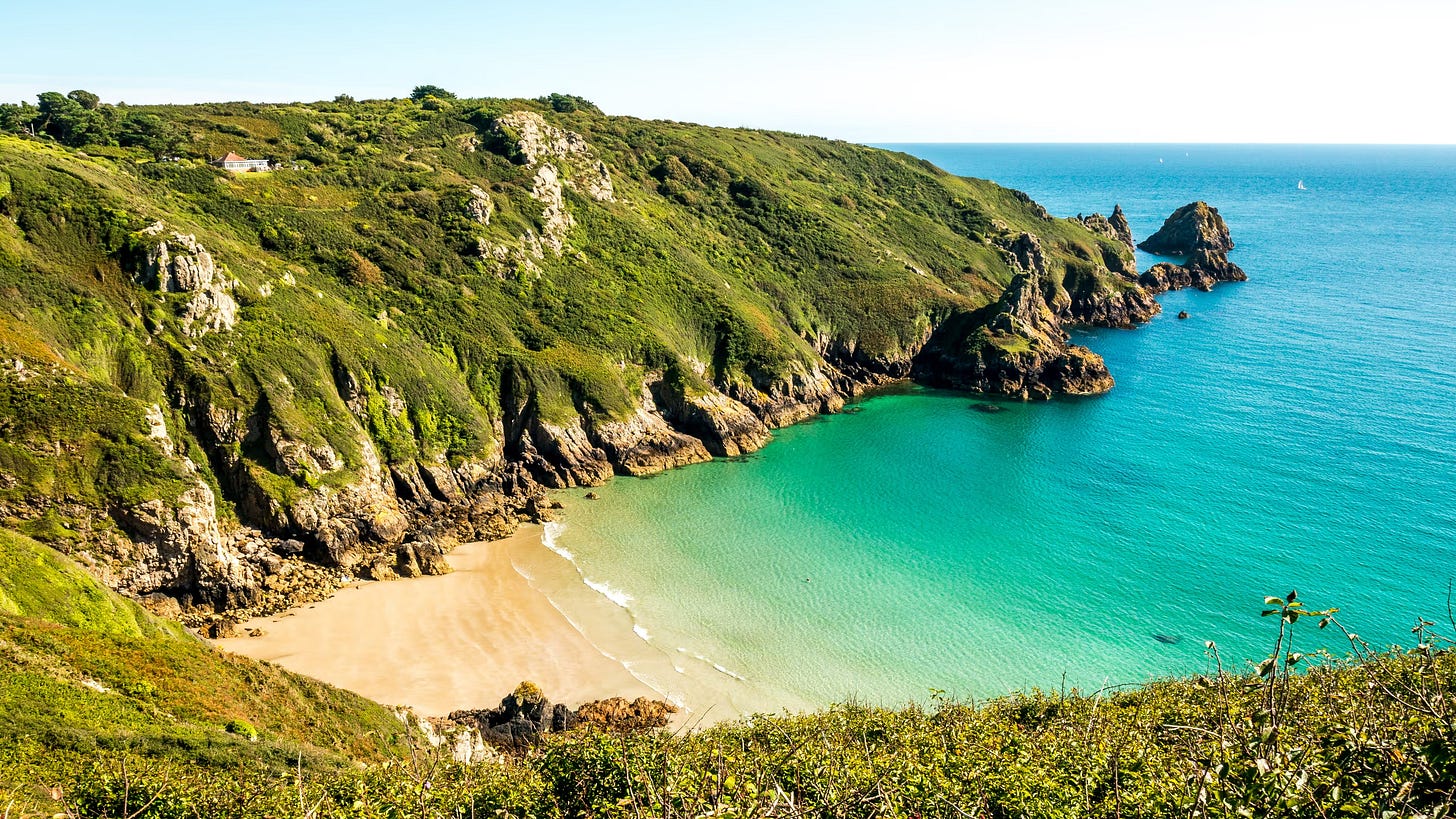 Coast of Guernsey. Photo from Visit Guernsey