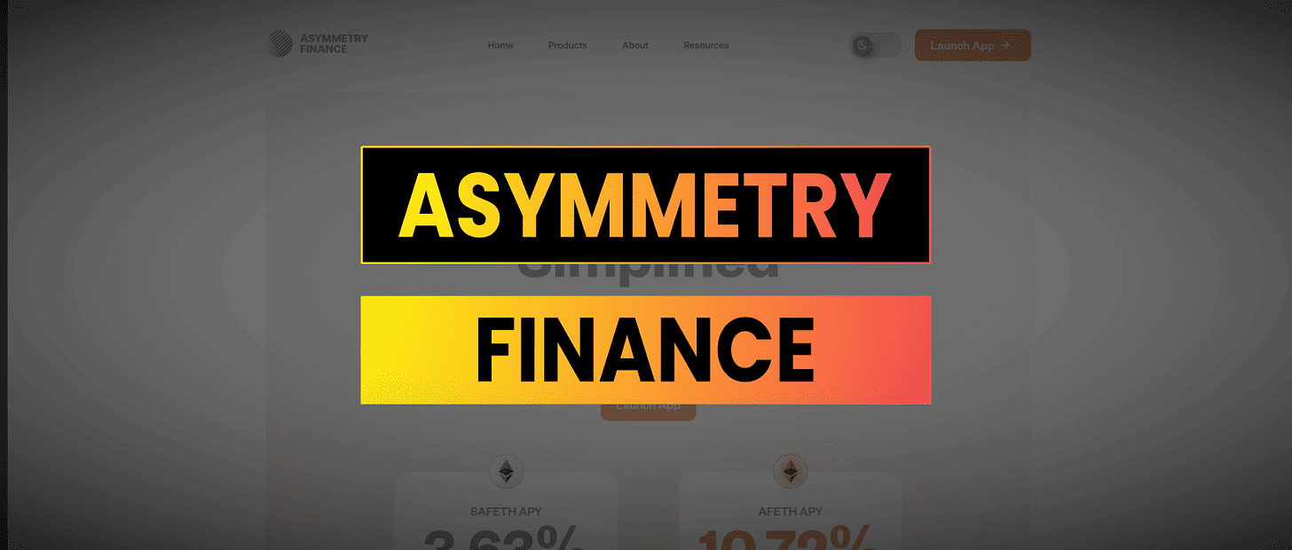 Asymmetry Finance | DeFi Analysis Report