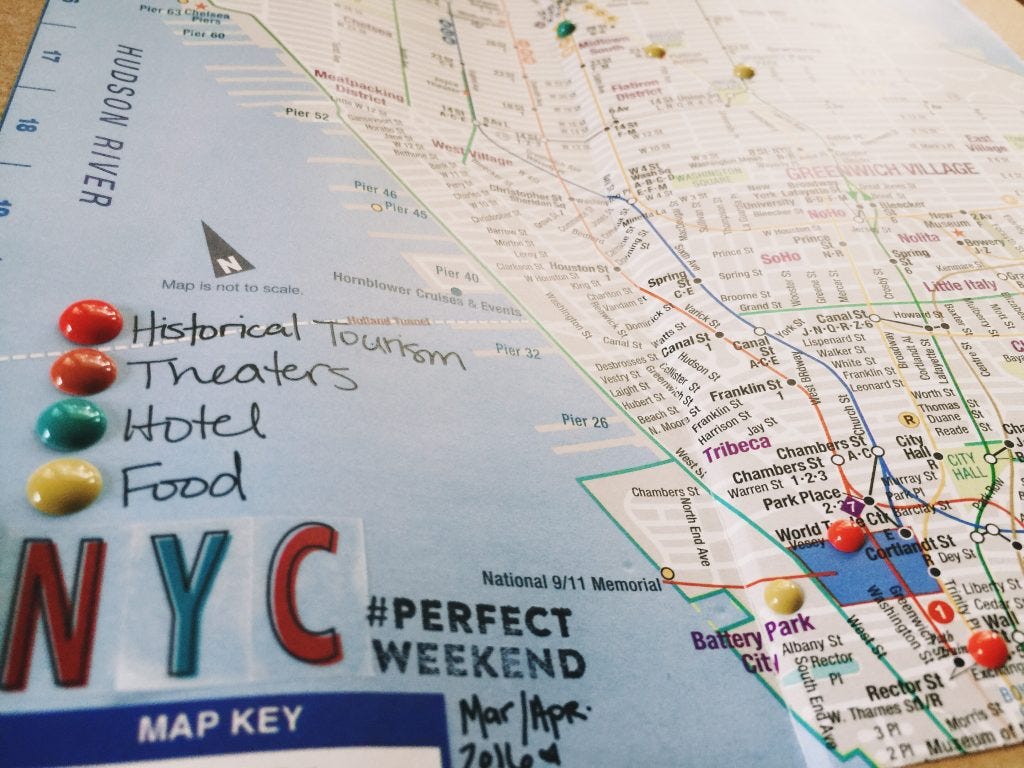 rukristin NYC Travelers Notebook mini-album scrapbook 