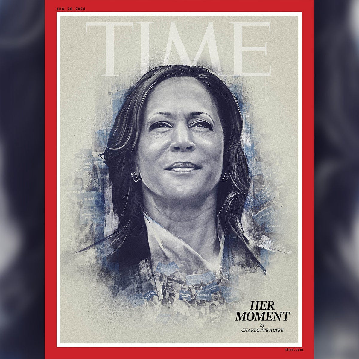 Time magazine unveils new front cover: 'The reintroduction of Kamala  Harris' | The Independent