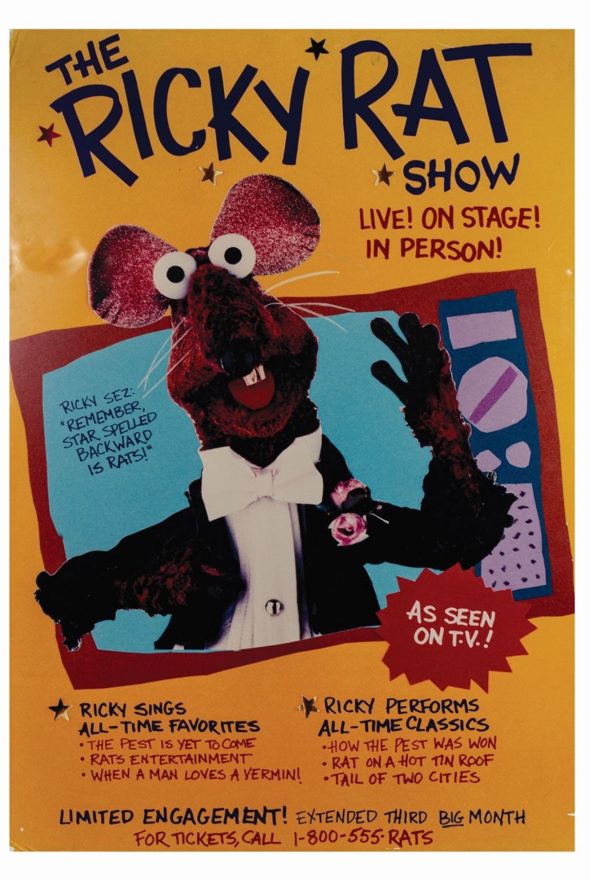 Muppet*Vision 3D Attraction Poster Prop. - Van Eaton Galleries