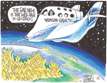 7 richly funny cartoons about billionaires in space | The Week