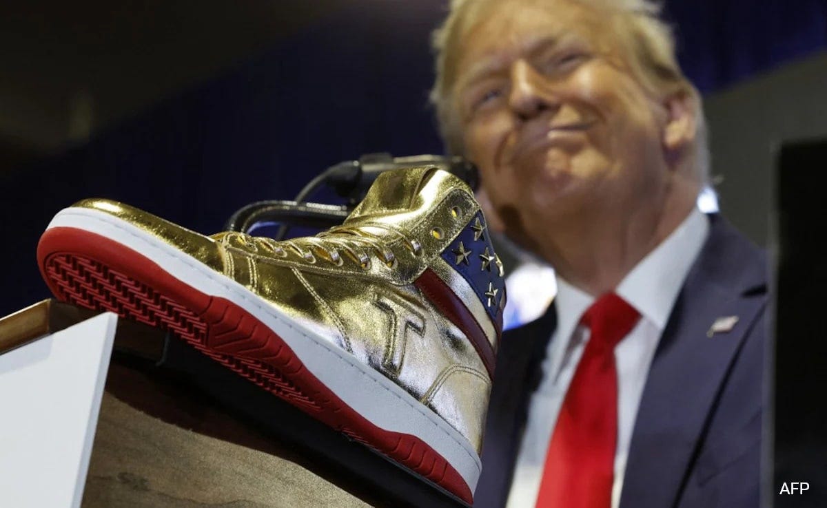 Donald Trump Launches Sneaker Line Day After Court Setback. Check Out ...