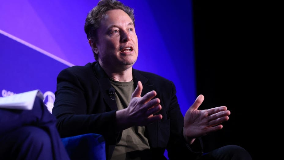 Elon Musk, Chief Executive Officer of SpaceX and Tesla and owner of X speaks at the Milken Conference 2024 Global Conference Sessions at The Beverly Hilton in Beverly Hills, California, U.S., May 6, 2024.  REUTERS/David Swanson