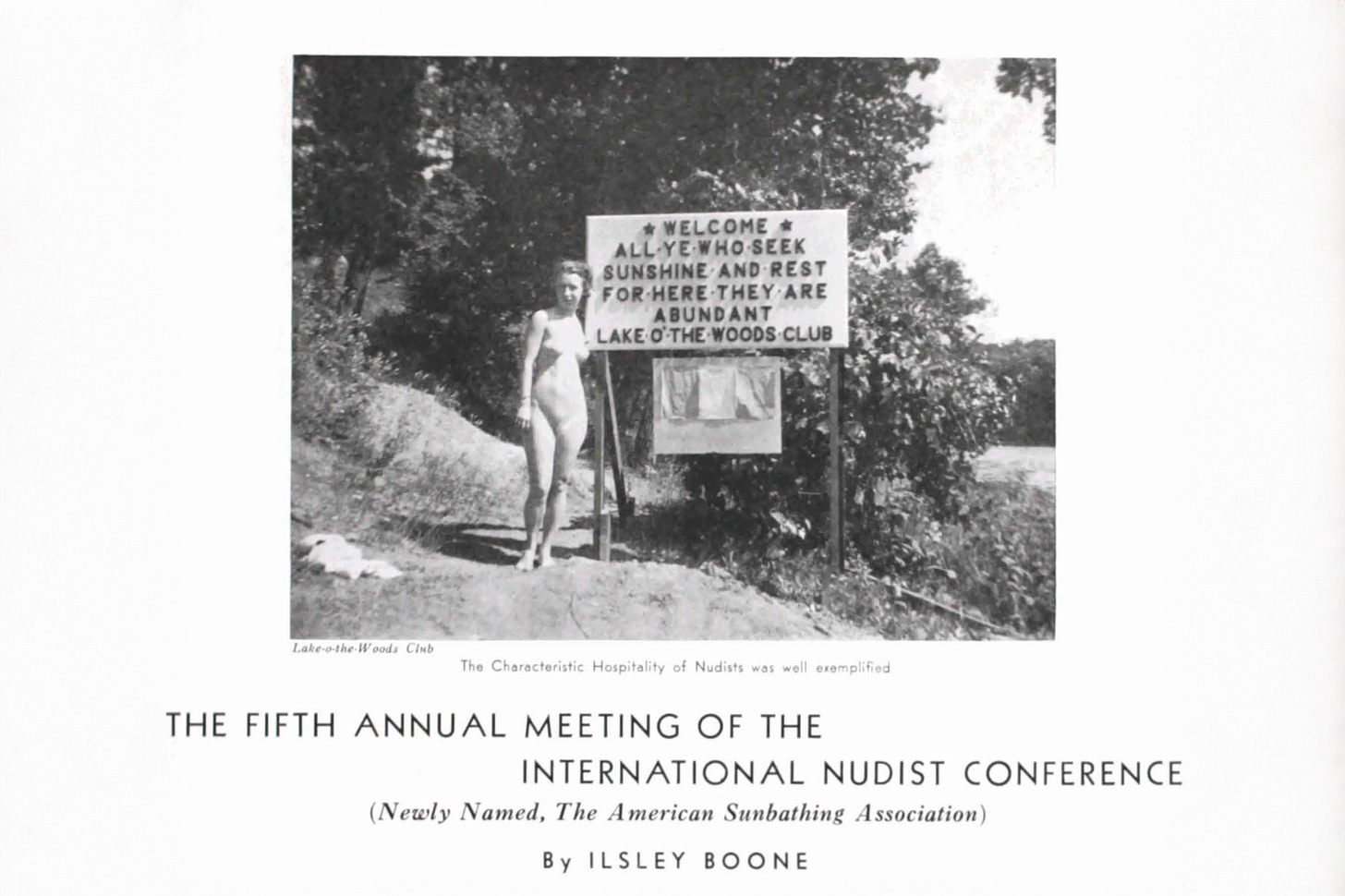 The Fifth Annual Meeting of the International Nudist Conference, The Nudist, November 1936