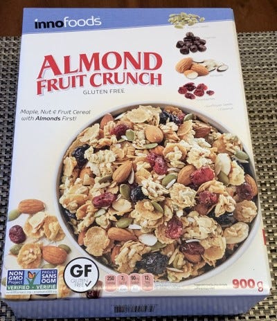 Innofoods Almond Fruit Crunch Review - Costco West Fan Blog