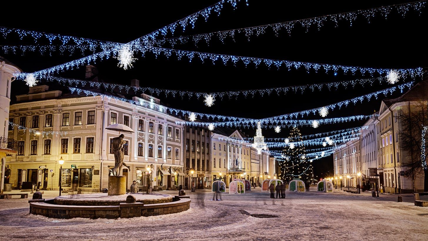 Tartu Raekoja platsi vaade Tartu Raekoja platsi vaade
