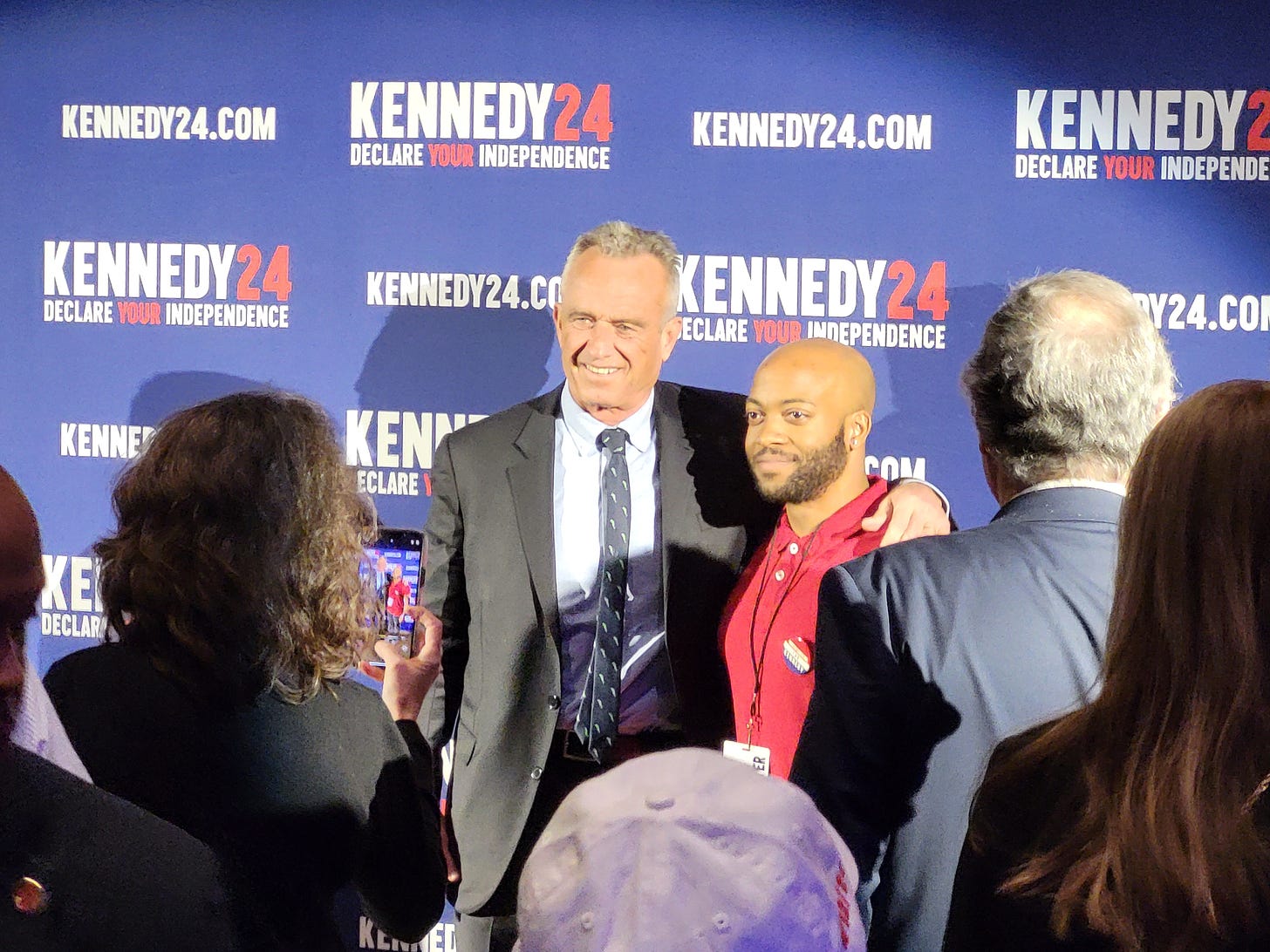 Derrel Mack with Kennedy