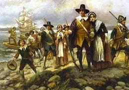 Image result for Arrive at Plymouth Rock Pilgrims in 1620