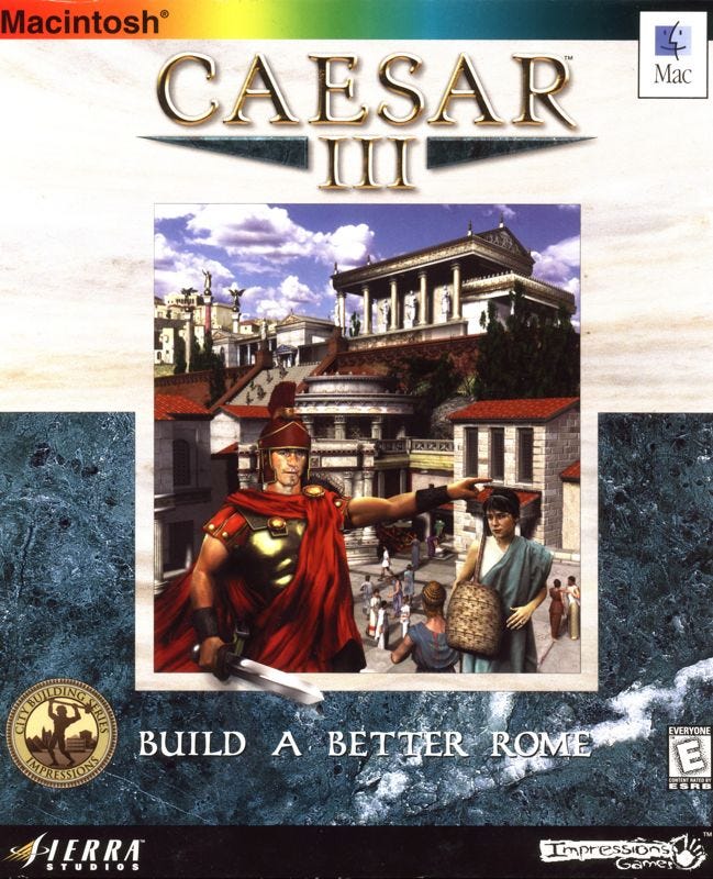 Front Cover for Caesar III (Macintosh)