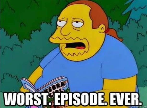 he problem with modern fans (esp. Marvel and Star Wars) is that they  thought the Comic Book Guy was a role model, not a punchline. :  r/saltierthankrayt