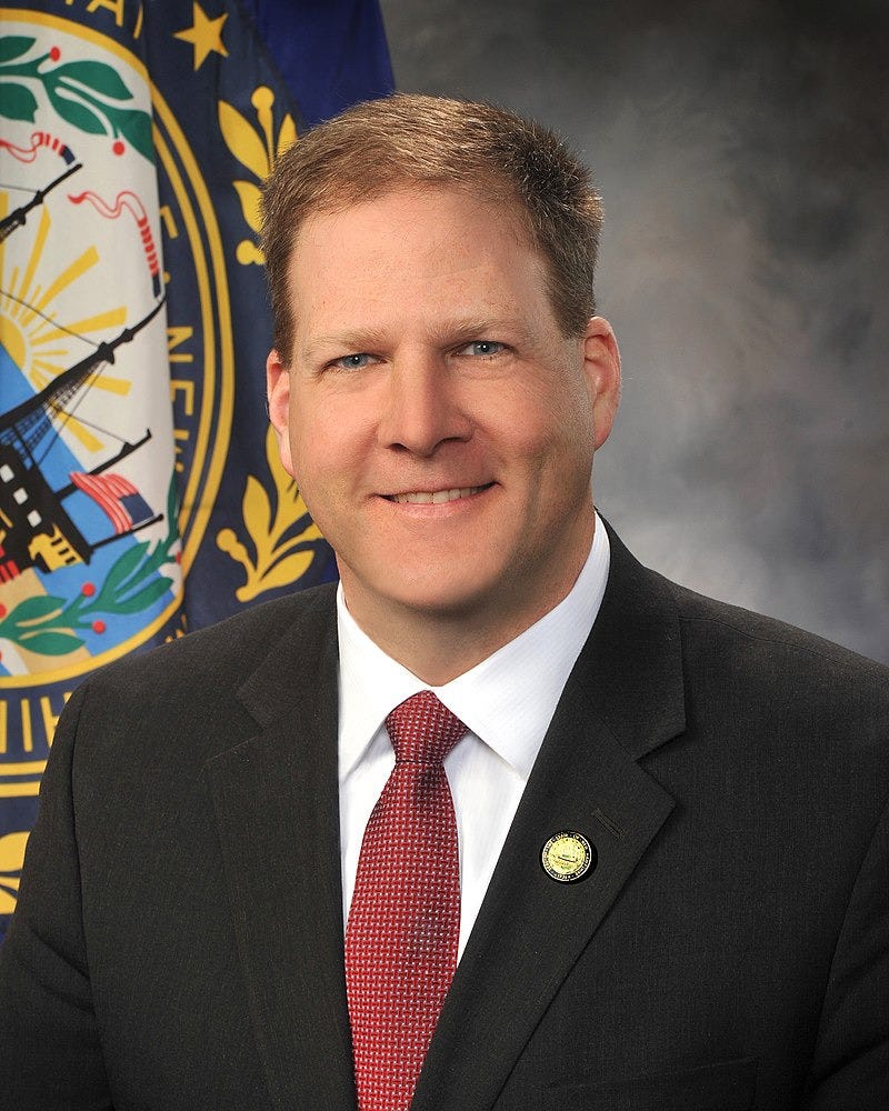 Governor Chris Sununu, the man spearheading the hate campaign