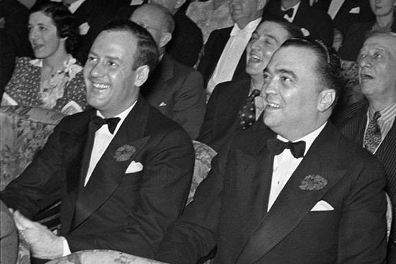 Clyde Tolson Clyde Tolson and J Edgar Hoover 1939 Flickr Photo