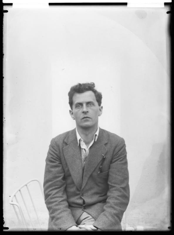 Photo of Ludwig Wittgenstein at Trinity College.