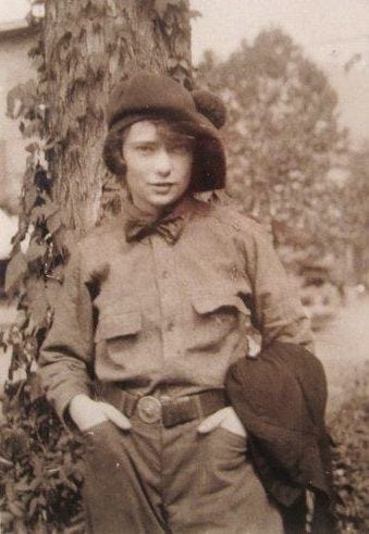 Margaret Mitchell young in boys clothing