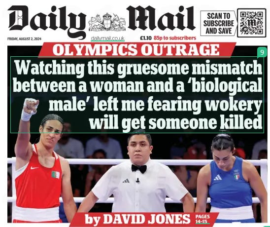 Watching this gruesome mismatch between a woman and a ‘biological male’ left me fearing wokery will get someone killed ‘Sorry, we’re not allowed to have an opinion...’