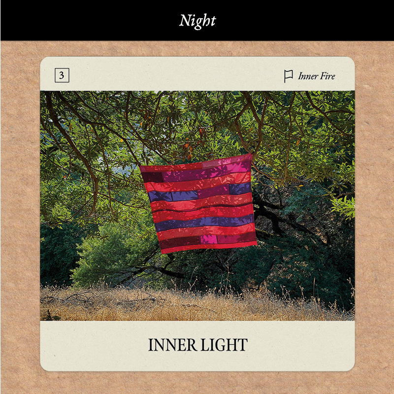 Inner Light Flag Oracle Card