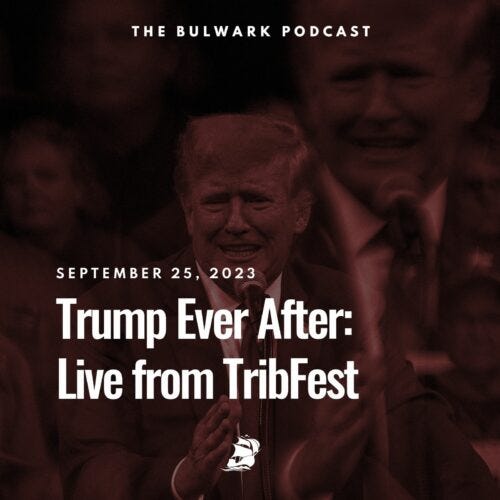 Episode image for Trump Ever After: Live from TribFest