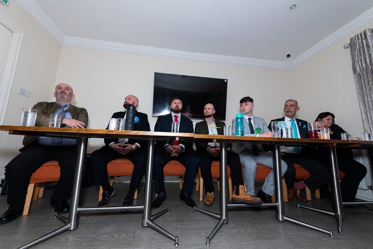 Picture of Blackpool South candidates sat behind a desk