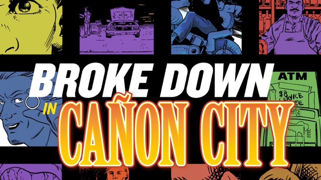 Project image for Broke Down In Cañon City - CRIME NOIR COMIC | VIOLENCE