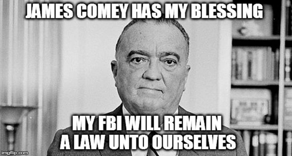 James Comey Did You Really Read The King Letter On Your Desk??? - ISAAC  NEWTON FARRIS JR