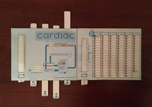 CARDIAC (CARDboard Illustrative Aid to Computation) Replica