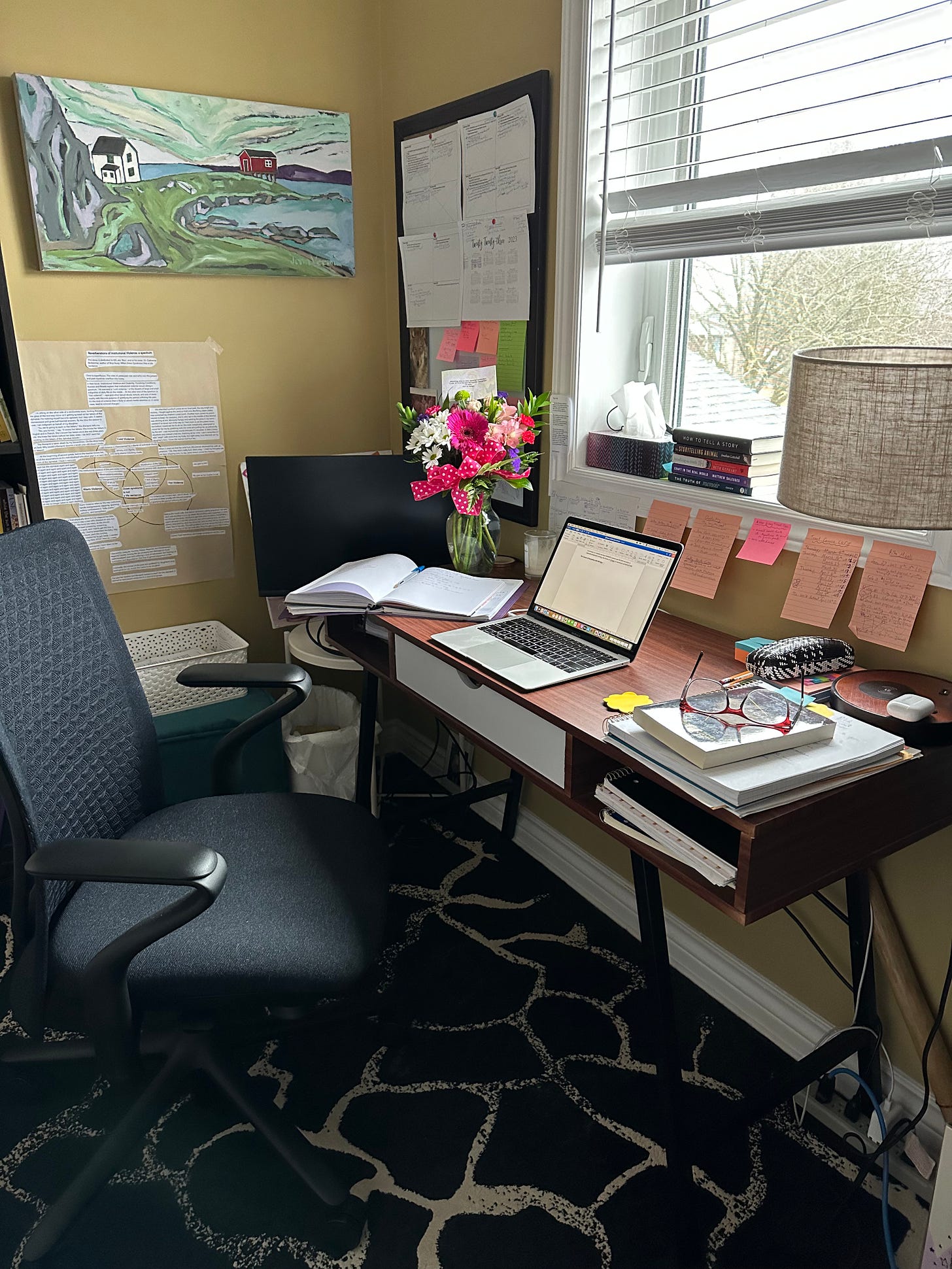Adelle's office space