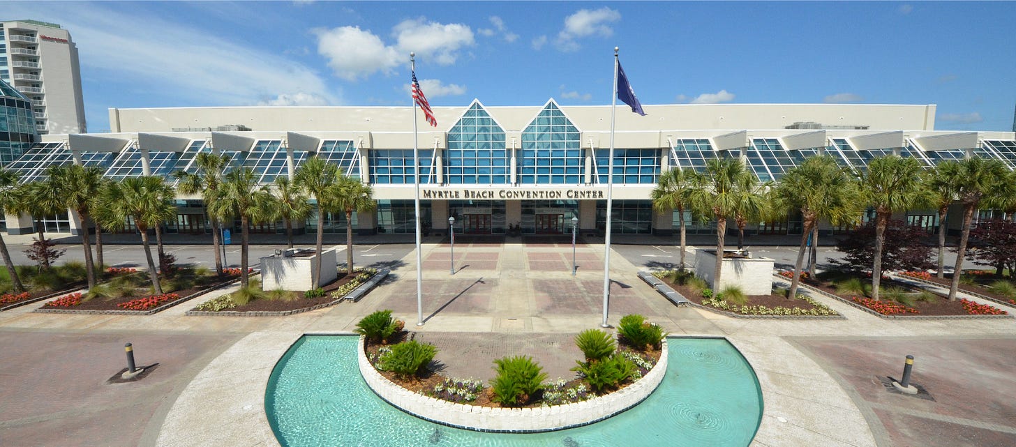 Myrtle Beach Convention Center (MBCC) aerial view